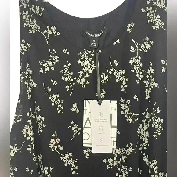 41 Hawthorn NWOT Ruched Sleeveless Midi Dress Size 2X - Picture 2 of 10